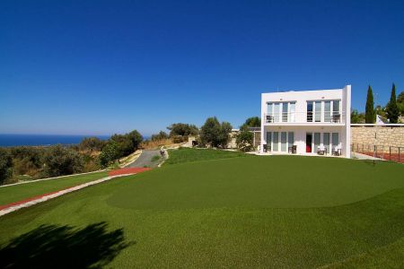 grass and house
